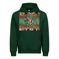 Forest Green bull skull texas map sunflower leopard cowhide Urban Hoodie - Artiststas
