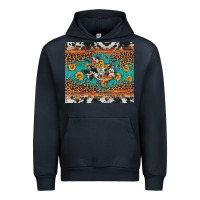 Navy bull skull texas map sunflower leopard cowhide Urban Hoodie - Artiststas