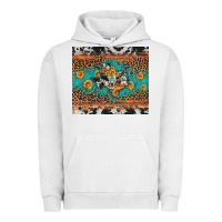 Pigment Lunar Rock bull skull texas map sunflower leopard cowhide Urban Hoodie - Artiststas