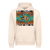 Sandshell bull skull texas map sunflower leopard cowhide Urban Hoodie - Artiststas
