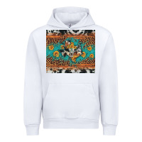 White bull skull texas map sunflower leopard cowhide Urban Hoodie - Artiststas