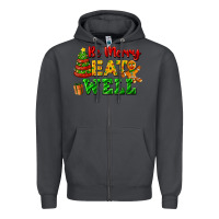 Smoke be merry eat well Zipper Hoodie - FaDigitalArtStudio