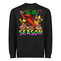 Black tis the season mardi gras olivia Heavyweight Sweatshirt - OliviaCreatesArt