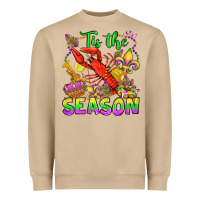 Mushroom tis the season mardi gras olivia Heavyweight Sweatshirt - OliviaCreatesArt