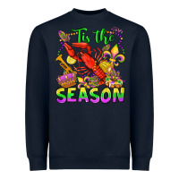 Navy tis the season mardi gras olivia Heavyweight Sweatshirt - OliviaCreatesArt