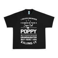 Black Super Cool Poppy Of A Freaking Awesome Granddaugh Urban Heavy Tee - Bettercallsaul