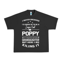 Pigment Black Super Cool Poppy Of A Freaking Awesome Granddaugh Urban Heavy Tee - Bettercallsaul