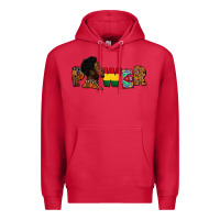 Cardinal power juneteenth Premium Hoodie - FaDigitalArtStudio