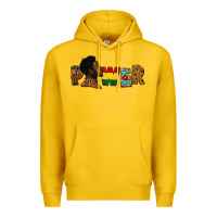 Lemon power juneteenth Premium Hoodie - FaDigitalArtStudio