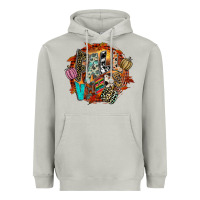 Moon Dust Fall Vibes Heavyweight Hoodie - CowhideDigitalArt