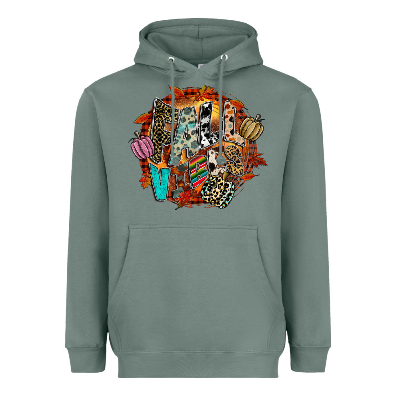 Fall Vibes Heavyweight Hoodie by CowhideDigitalArt | Teevron
