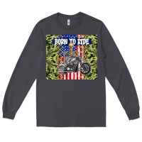 Smoke born to ride Long Sleeve Tee - TumblerDesignByShophia
