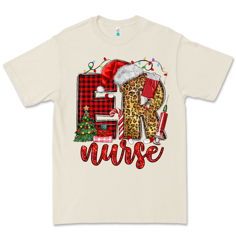 Er Nurse Christmas Premium Tee by MaliasSmallBusiness | Teevron
