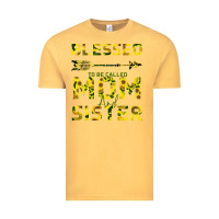 Vintage Mustard Blessed Mom And Sister Vintage Tee - Bettercallsaul