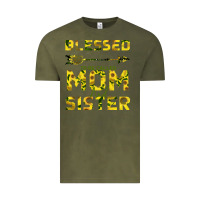 Vintage Olive Blessed Mom And Sister Vintage Tee - Bettercallsaul