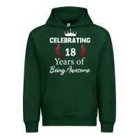 Forest Green 18 years of being awesome, 18 year old birthday gi Urban Hoodie - tuanDangUi