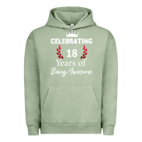 Pigment Oil Green 18 years of being awesome, 18 year old birthday gi Urban Hoodie - tuanDangUi