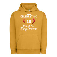 Pigment Peanut Butter 18 years of being awesome, 18 year old birthday gi Urban Hoodie - tuanDangUi