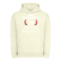 Pigment Pistachio 18 years of being awesome, 18 year old birthday gi Urban Hoodie - tuanDangUi