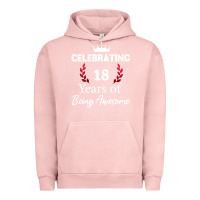 Pigment Salmon 18 years of being awesome, 18 year old birthday gi Urban Hoodie - tuanDangUi
