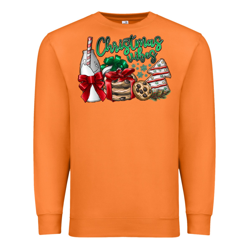 Christmas Vibes Premium Sweatshirt by CowhideDigitalArt | Teevron