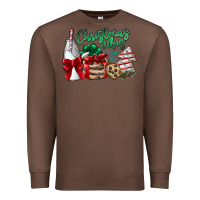 Chestnut Christmas Vibes Premium Sweatshirt - CowhideDigitalArt