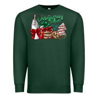Sports Green Christmas Vibes Premium Sweatshirt - CowhideDigitalArt