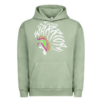 Pigment Oil Green ultimate warrior Urban Hoodie - tuanDangUi