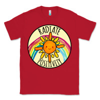 Red Radiate Positivity Classic Tee - Bettercallsaul