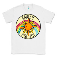 White Radiate Positivity Classic Tee - Bettercallsaul