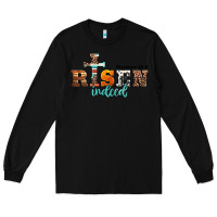 Black he is risen indeed matthew 28 6 jesus christ easter Long Sleeve Tee - Jasminsmagicworld