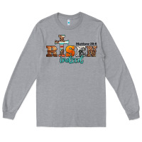 Heather Grey he is risen indeed matthew 28 6 jesus christ easter Long Sleeve Tee - Jasminsmagicworld