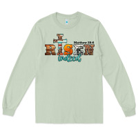Matcha he is risen indeed matthew 28 6 jesus christ easter Long Sleeve Tee - Jasminsmagicworld