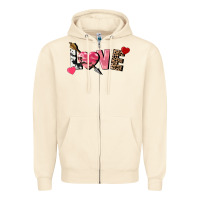 Sandshell love valentine's day Zipper Hoodie - FaDigitalArtStudio