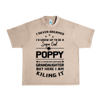 French Oak Super Cool Poppy Of A Freaking Awesome Granddaugh Urban Heavy Tee - Bettercallsaul