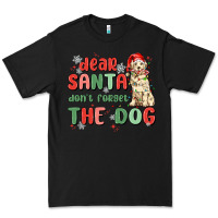 Black dear santa dont forget the dog Premium Tee - MaliasSmallBusiness