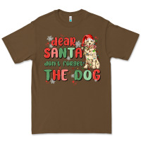 Cacao dear santa dont forget the dog Premium Tee - MaliasSmallBusiness