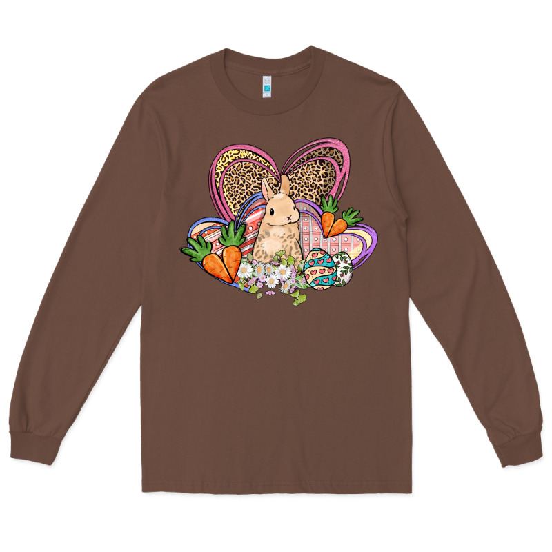 Easter Heart Easter Day Long Sleeve Tee by HowdyJamesFarm | Teevron