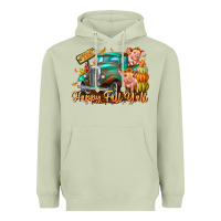 Matcha Farm Happy Fall Y'all Heavyweight Hoodie - CowhideDigitalArt
