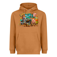 Meerkat Farm Happy Fall Y'all Heavyweight Hoodie - CowhideDigitalArt