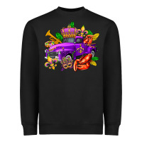 Black mardi gras truck olivia Heavyweight Sweatshirt - OliviaCreatesArt
