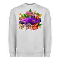 Mardi Gras Truck Olivia Heavyweight Sweatshirt | Teevron
