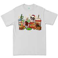 Dove Grey Christmas coffee cups with Saint Bernard Premium Tee - RanaPortraitStore