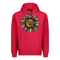 Cardinal Mardi Gras Sunflower With Crawfish Premium Hoodie - BundleAndBundleShop