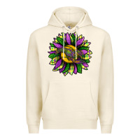 Tofu Mardi Gras Sunflower With Crawfish Premium Hoodie - BundleAndBundleShop