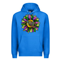 True Royal Mardi Gras Sunflower With Crawfish Premium Hoodie - BundleAndBundleShop