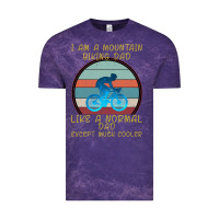 I Am A Mountain Biking Dad Vintage Tee | Teevron