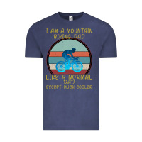 Vintage Denim I Am A Mountain Biking Dad Vintage Tee - Bettercallsaul