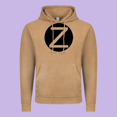 Zeerba Logo Redimension V2 Vintage Hoodie Designed By Chombo