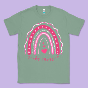 Valentines Day Rainbow Classic Tee Designed By Bettercallsaul